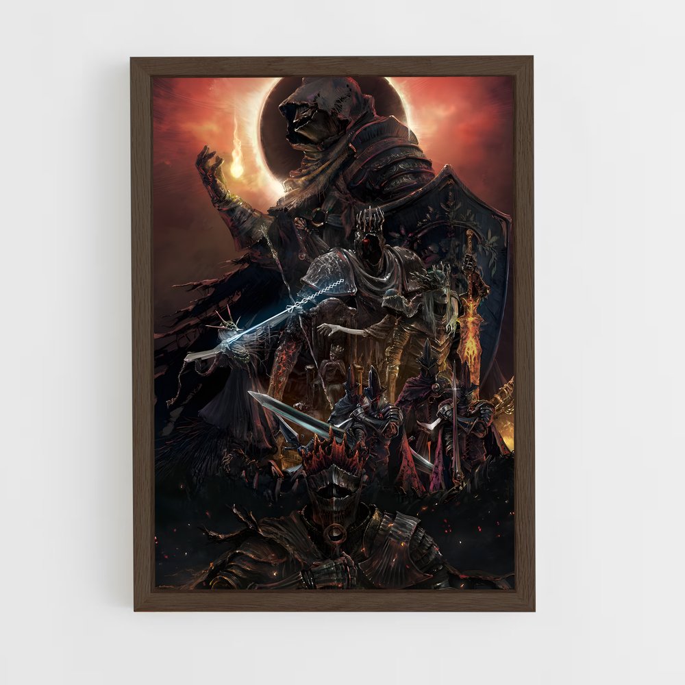 Poster L'Élu des Ténèbres – affiche Dark souls (vue 5)